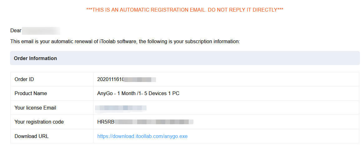 iToolab register email